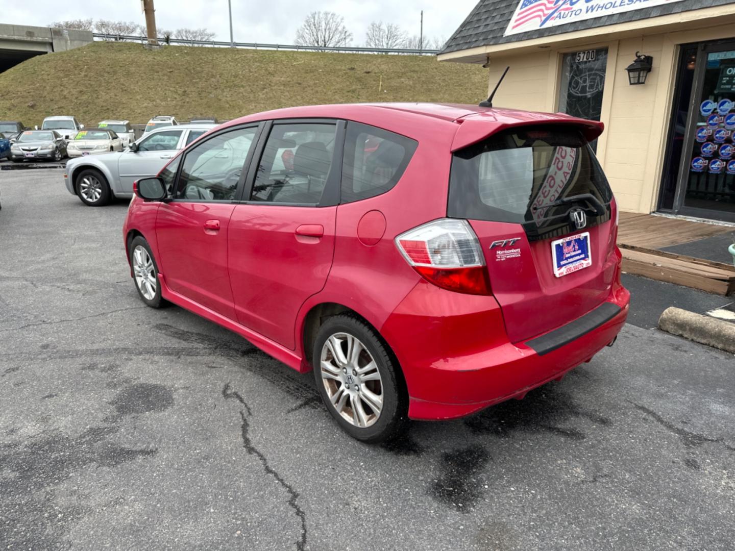 2009 Red Honda Fit (JHMGE88419S) , located at 5700 Curlew Drive, Norfolk, VA, 23502, (757) 455-6330, 36.841885, -76.209412 - Photo#3